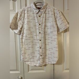 The Academy Brand Premium Classic Cloth Button Down Shirt Size S